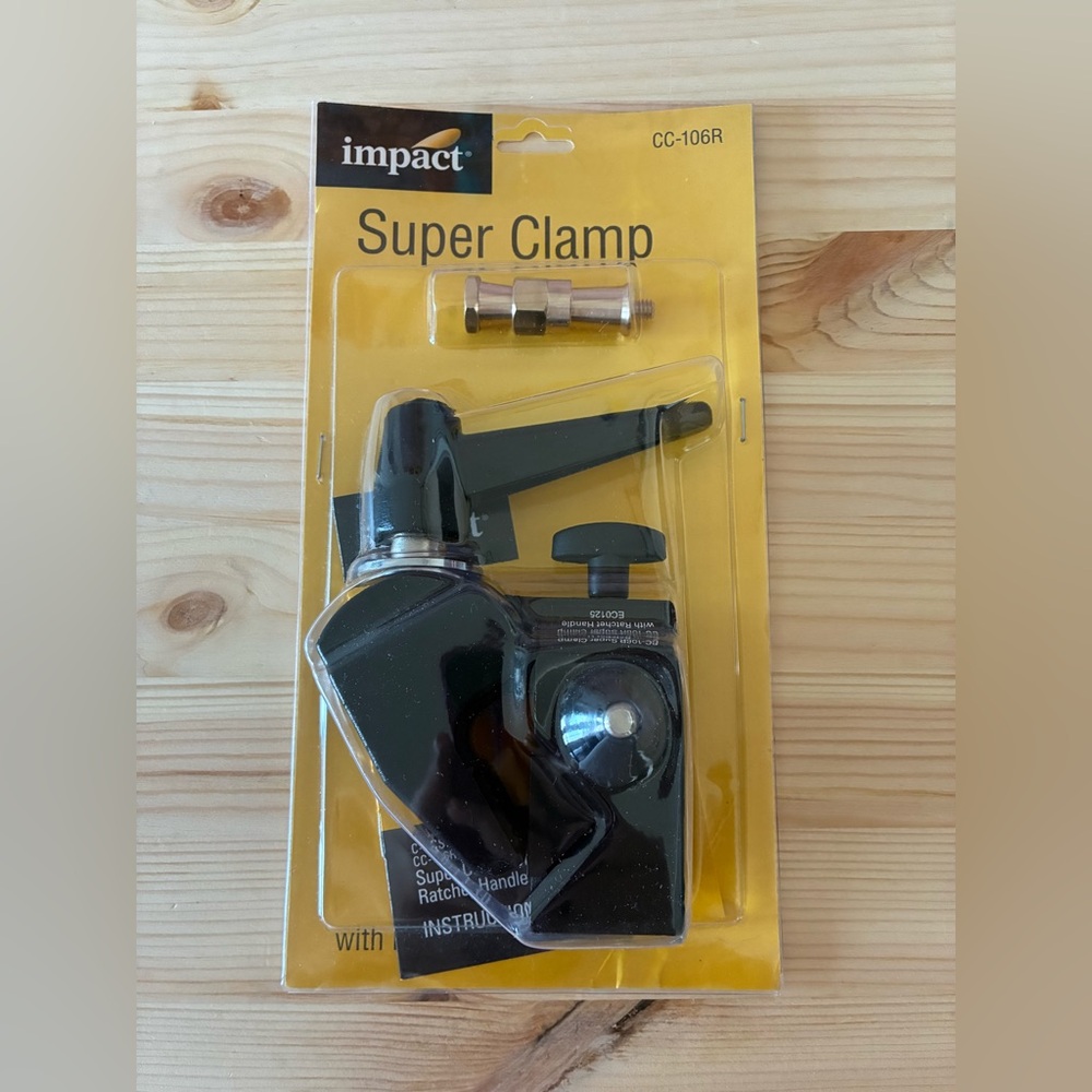 Impact Super Clamp with Ratchet Handle (Black)